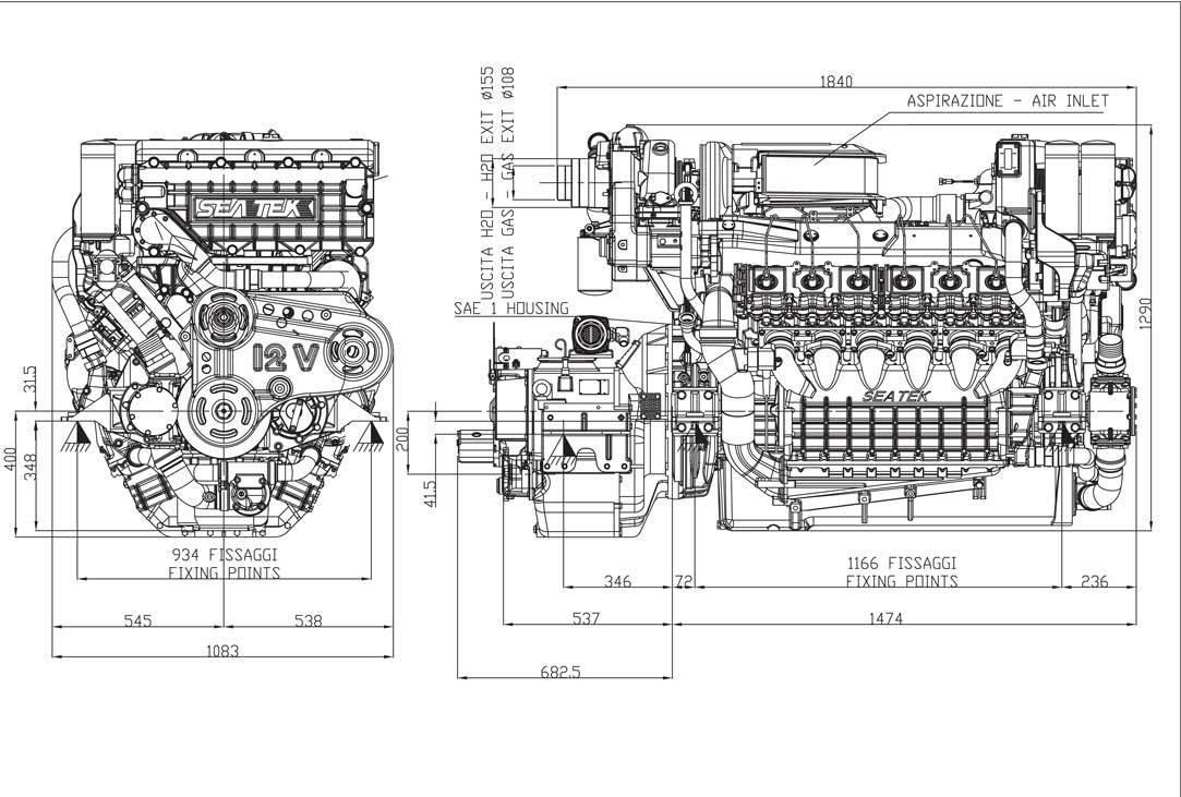 12 4V 21 dimensions